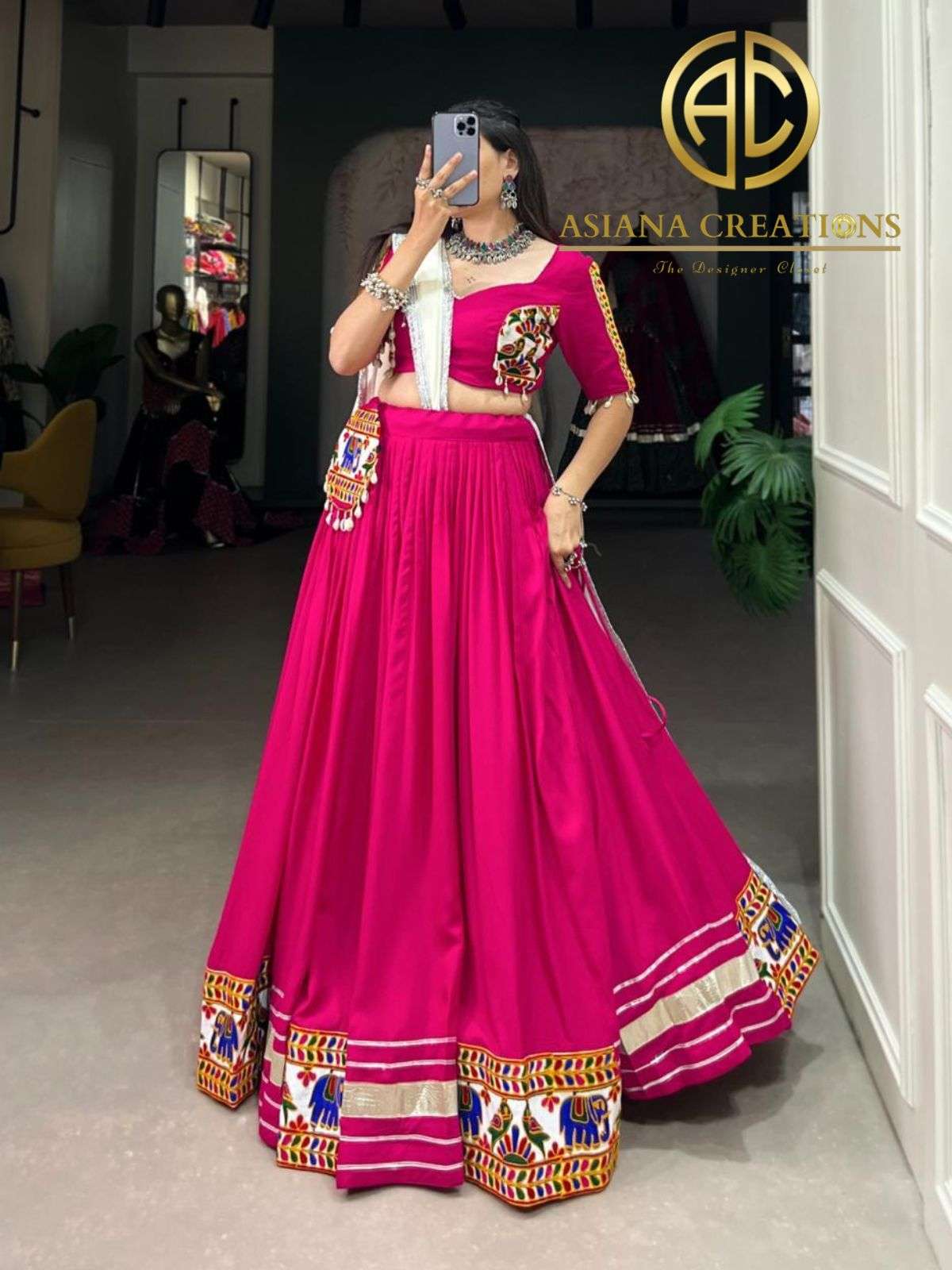 Navratri Lehenga Choli Sets LNB1664PNK